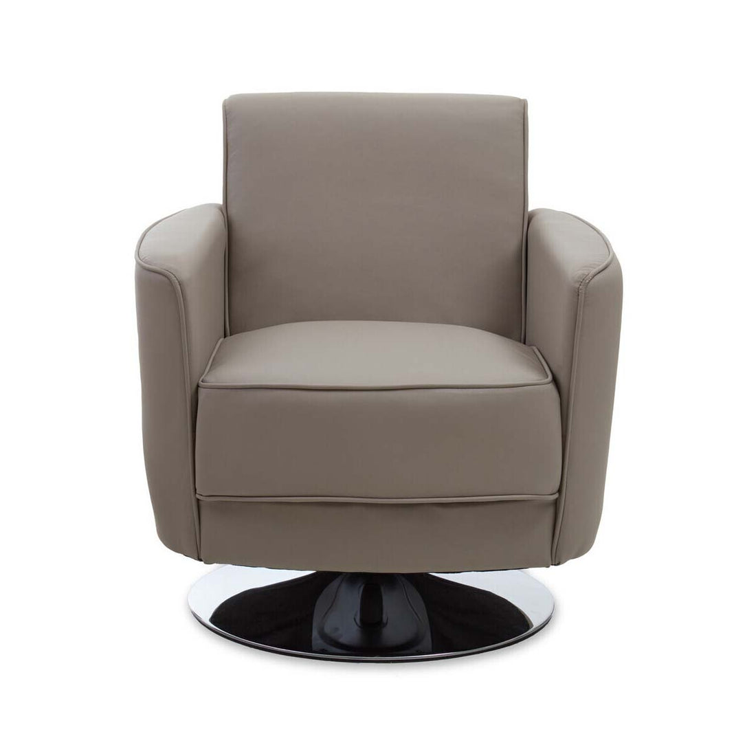 Wester Mink Leather Effect Chair
