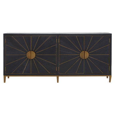 Midas Black and Brass Sideboard - Image 1