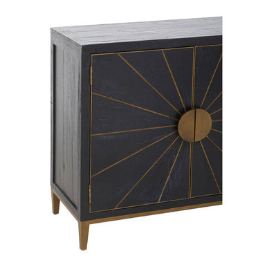 Midas Black and Brass Sideboard - Image 6