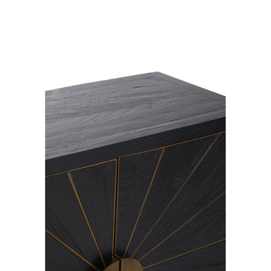 Midas Black and Brass Sideboard - Image 8