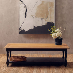Kensington Townhouse Grey Wash Wooden Coffee Table