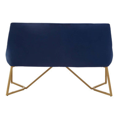 Vieste Midnight Velvet Bench