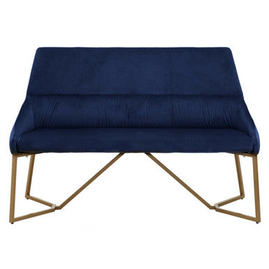 Vieste Midnight Velvet Bench