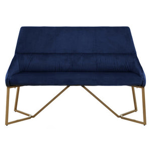 Vieste Midnight Velvet Bench