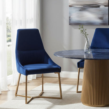 Vieste Midnight Velvet Dining Chair