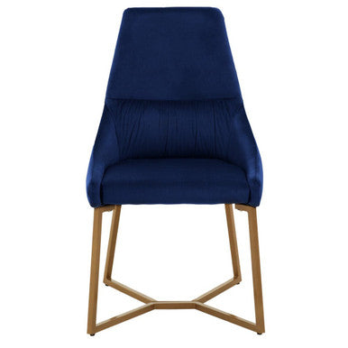 Vieste Midnight Velvet Dinner Chair