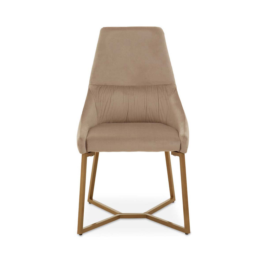 Vieste Mink Velvet Dining Chair