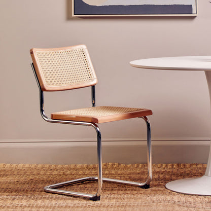 Cebu Elm Wood and Rattan Dining Chair