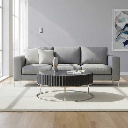 Genoa Grey Gloss Finish Coffee Table