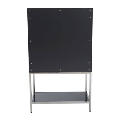 Genoa Grey Gloss Finish Cabinet