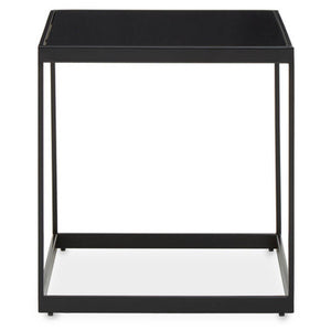 Genoa Black Square Side Table