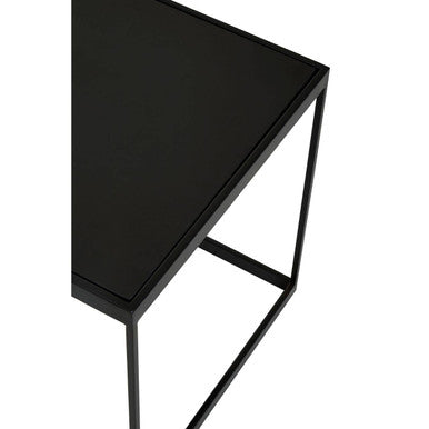 Genoa Matte Black End Table