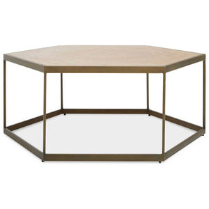 Grenoble Hexagonal Oak Veneer Coffee Table