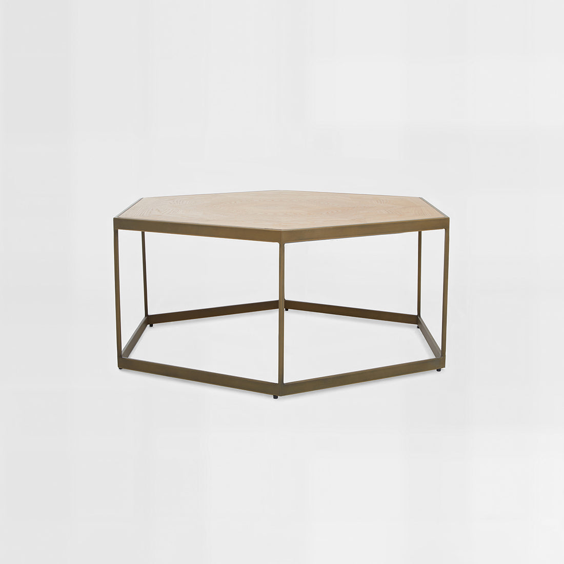 Grenoble Hexagonal Brown Coffee Table