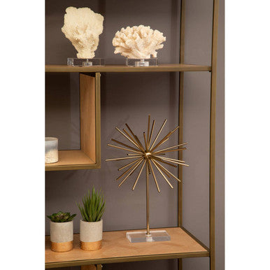 Grenoble Brushed Brass Multi Tier Shelving Unit - Image 7