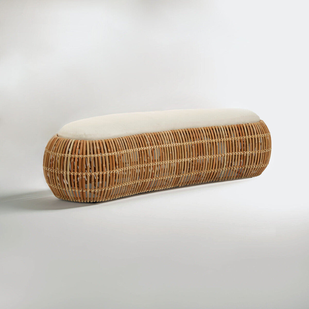 Manado Natural Rattan Bench