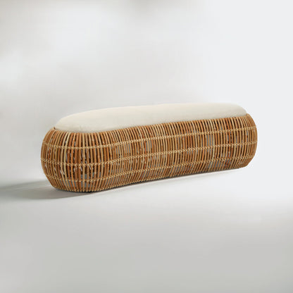 Manado Natural Rattan Bench