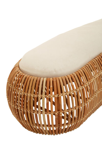 Manado Natural Rattan Bench