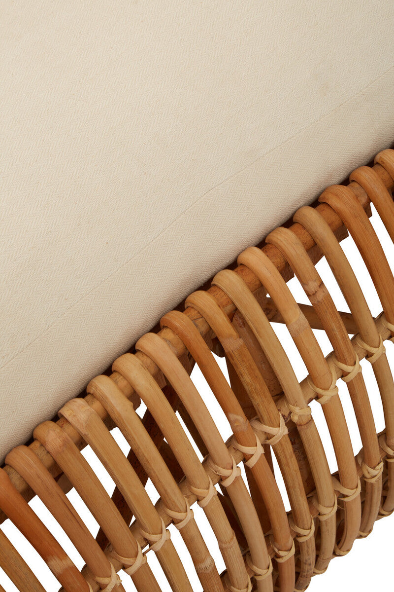 Manado Natural Rattan Bench - Image 11