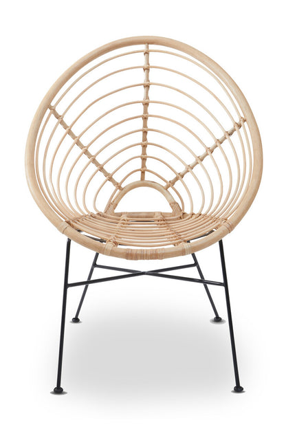Java Natural Rattan Round Chair