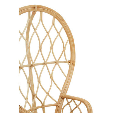 Java Natural Rattan Curved Chair