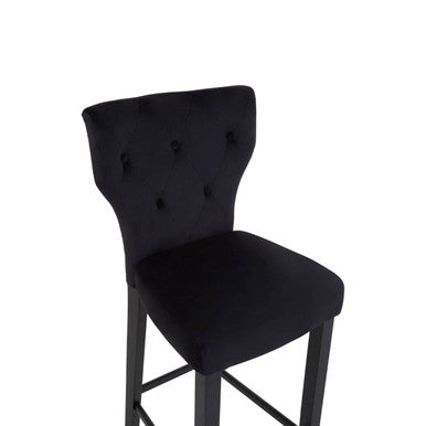 Decatour Black Bar Stool - Image 7