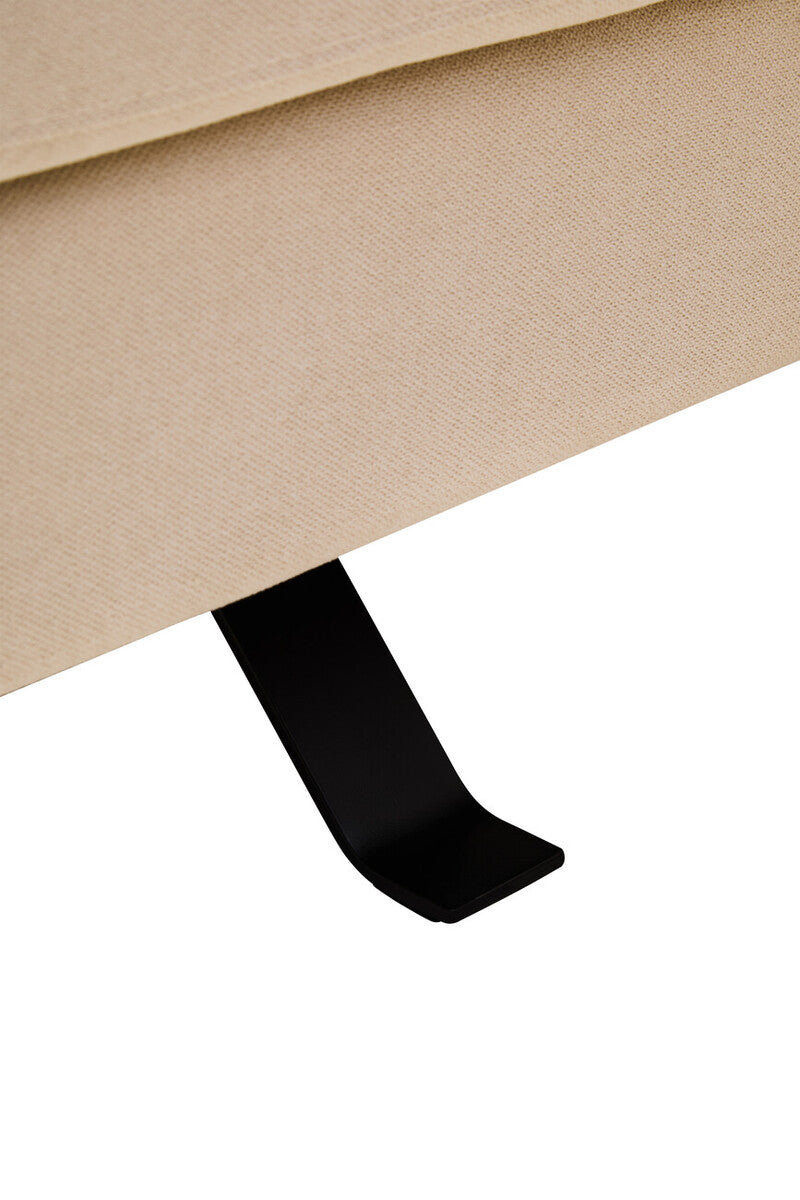 Hestia Beige Velvet Swivel Chair - Image 12