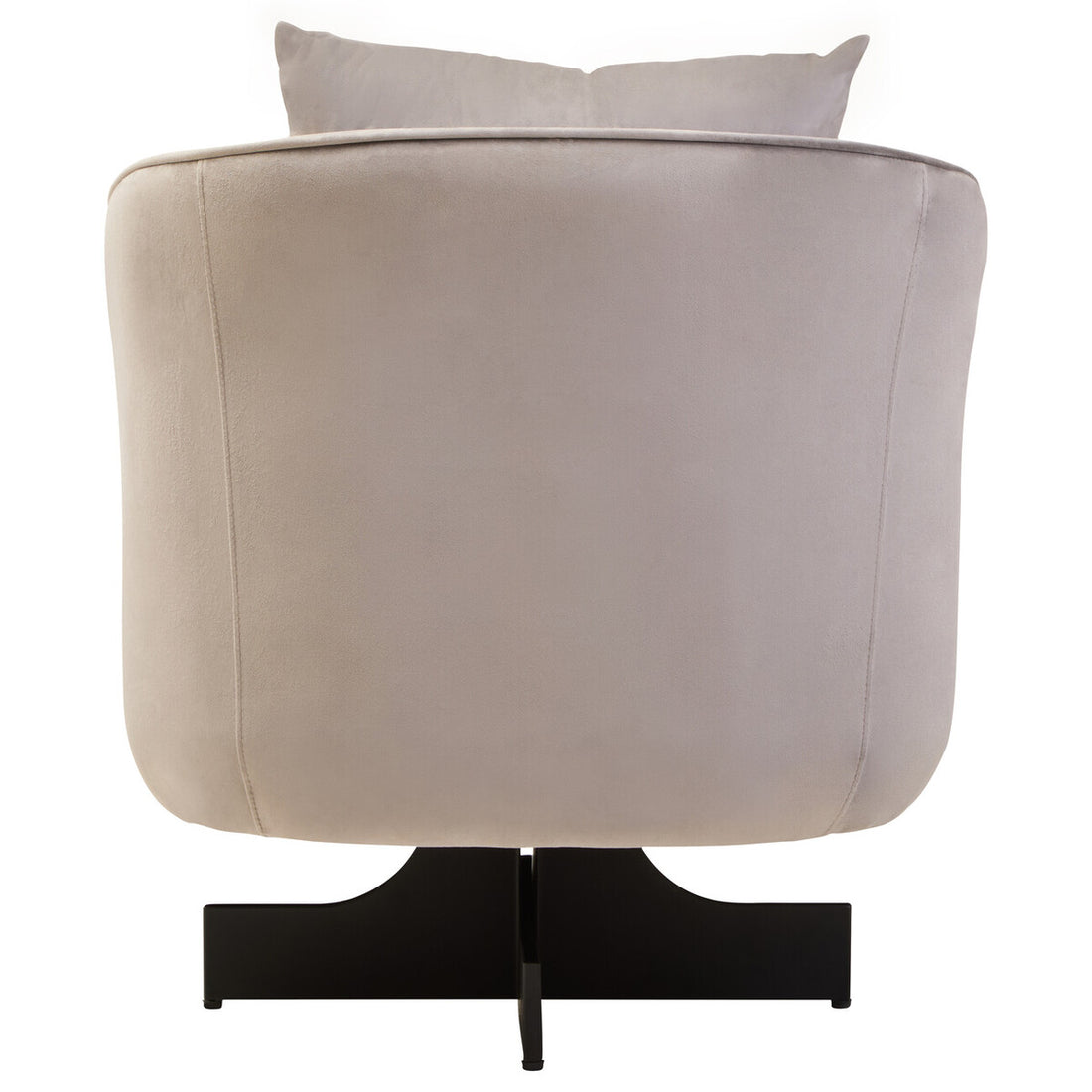 Hale Grey Velvet Swivel Chair - Image 5