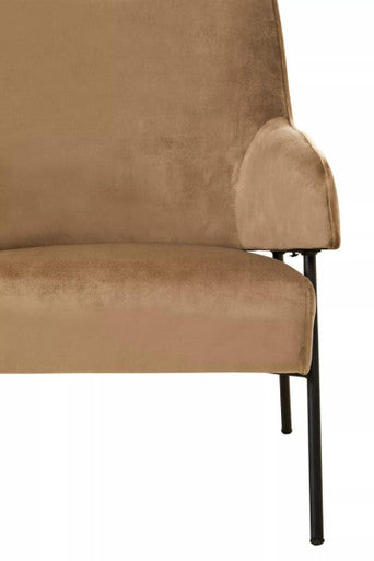 Henia Mink Velvet Chair - Image 5