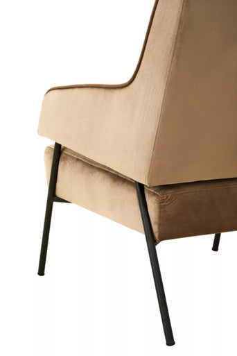 Henia Mink Velvet Chair - Image 8