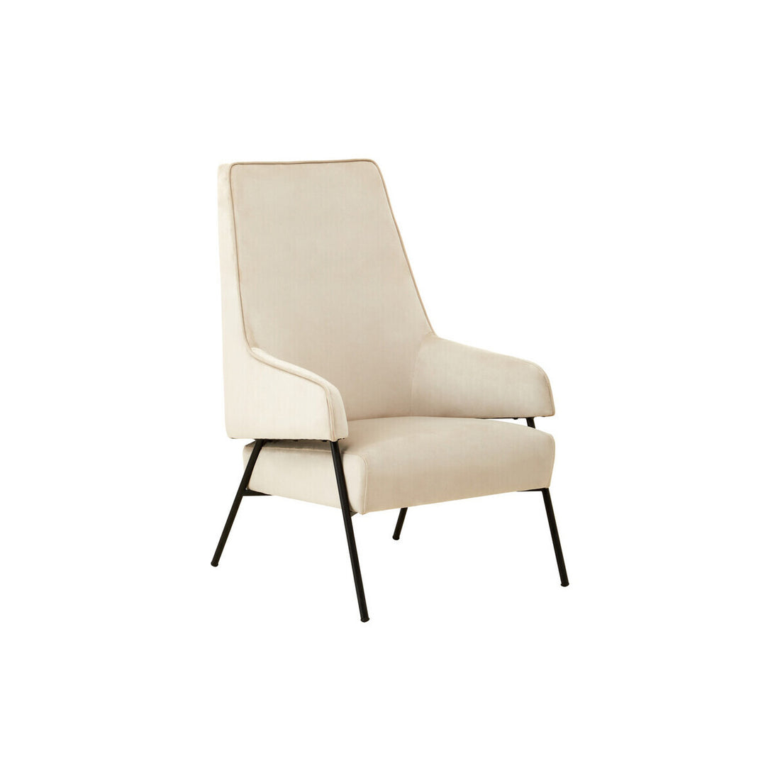 Henia Cream Velvet Chair