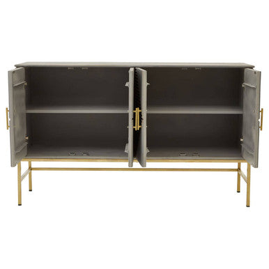 Suar Grey Wash Mango Wood Sideboard - Image 3