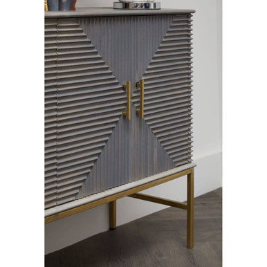 Suar Grey Wash Mango Wood Sideboard - Image 6