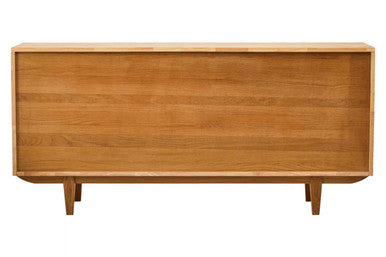 Lyon Rattan and Oak Wood 4 Door Sideboard - Image 6
