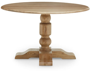 Parkside Oak Wood Round Dining Table