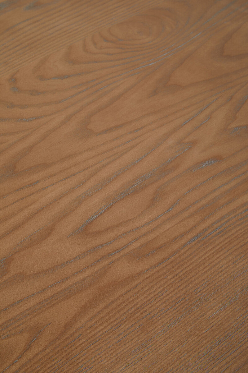 Parkside Dark Oak Wood Round Dining Table