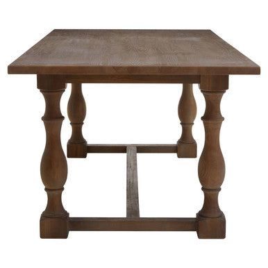 Parkside Oak Wood Rectangular Dining Table