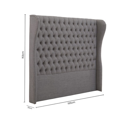 Parkside Grey Kingsize Headboard