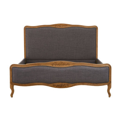 Parkside Grey Fabric Kingsize Bed