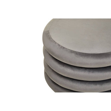 Hartford Grey Round Stool