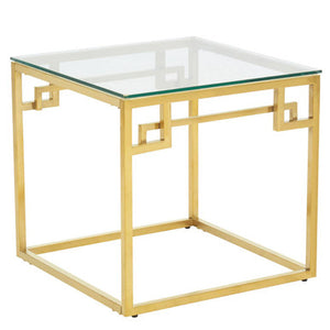 Allure Gold Brushed Side Table
