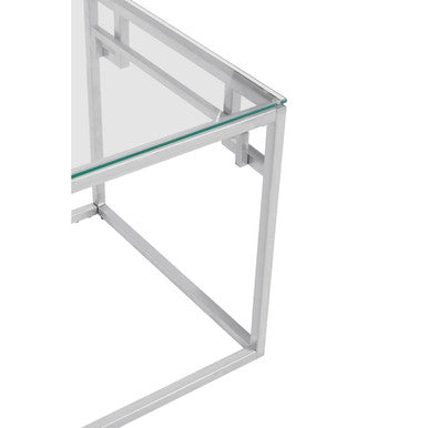 Allure Silver Side Table