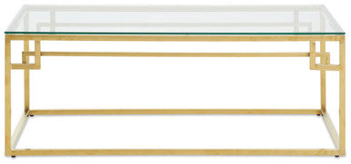 Allure Gold Brushed Coffee Table