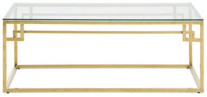 Allure Gold Brushed Coffee Table