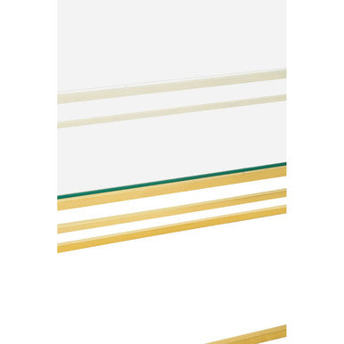 Allure Gold Brushed Coffee Table