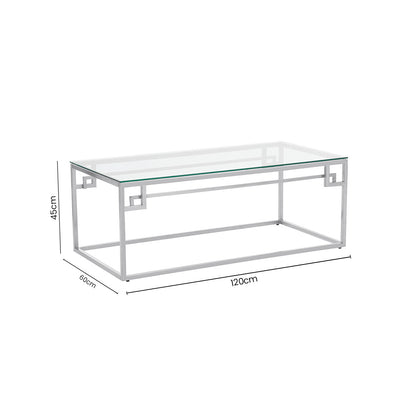 Allure Silver Coffee Table