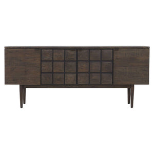 Lucca Recycled Dark Oak Wood Sideboard