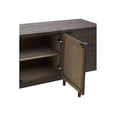 Lucca Recycled Dark Oak Wood Sideboard