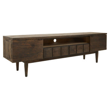 Lucca Recycled Dark Oak Media Unit