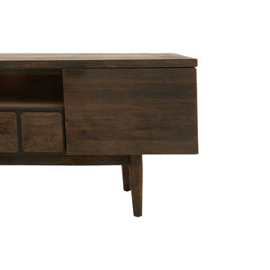 Lucca Recycled Dark Oak Media Unit